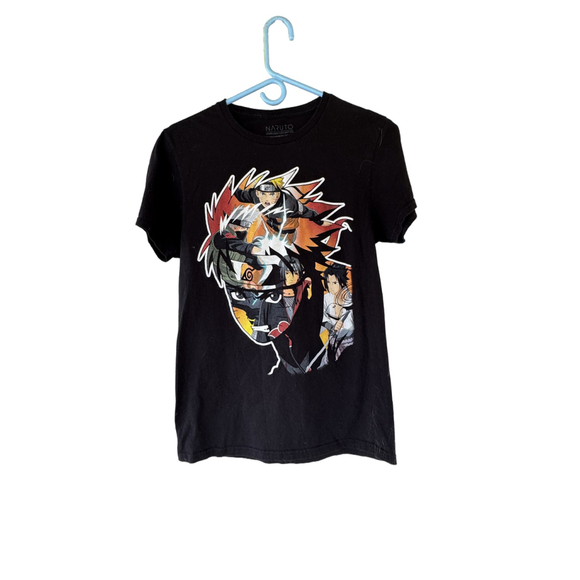 Naruto Tops - Y2K Naruto Graphic Anime T-shirt Women's Size Small Black